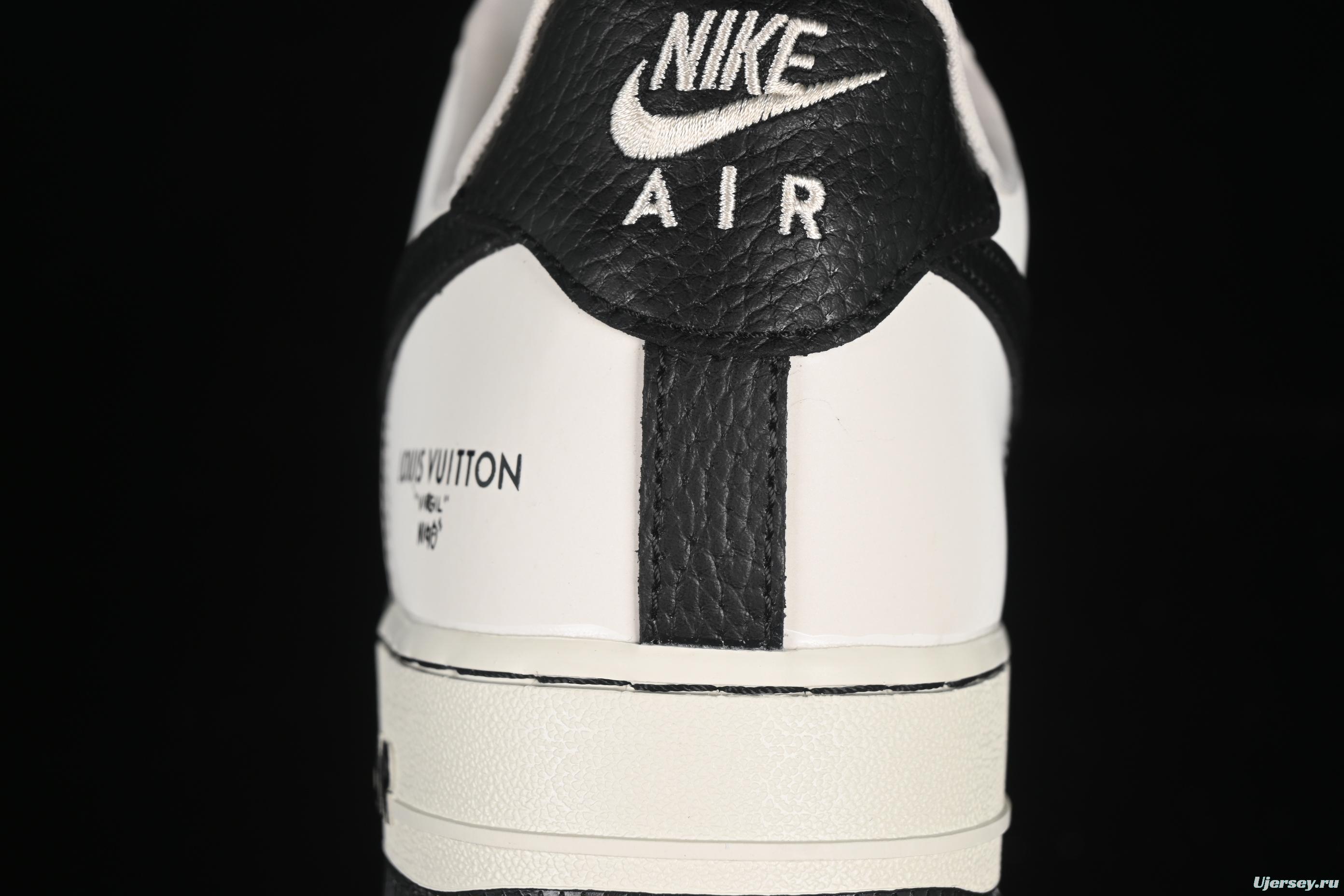 Nike Air Force 1 '07 Low LV Collaboration White Black Casual Sneakers - BZ6808-102