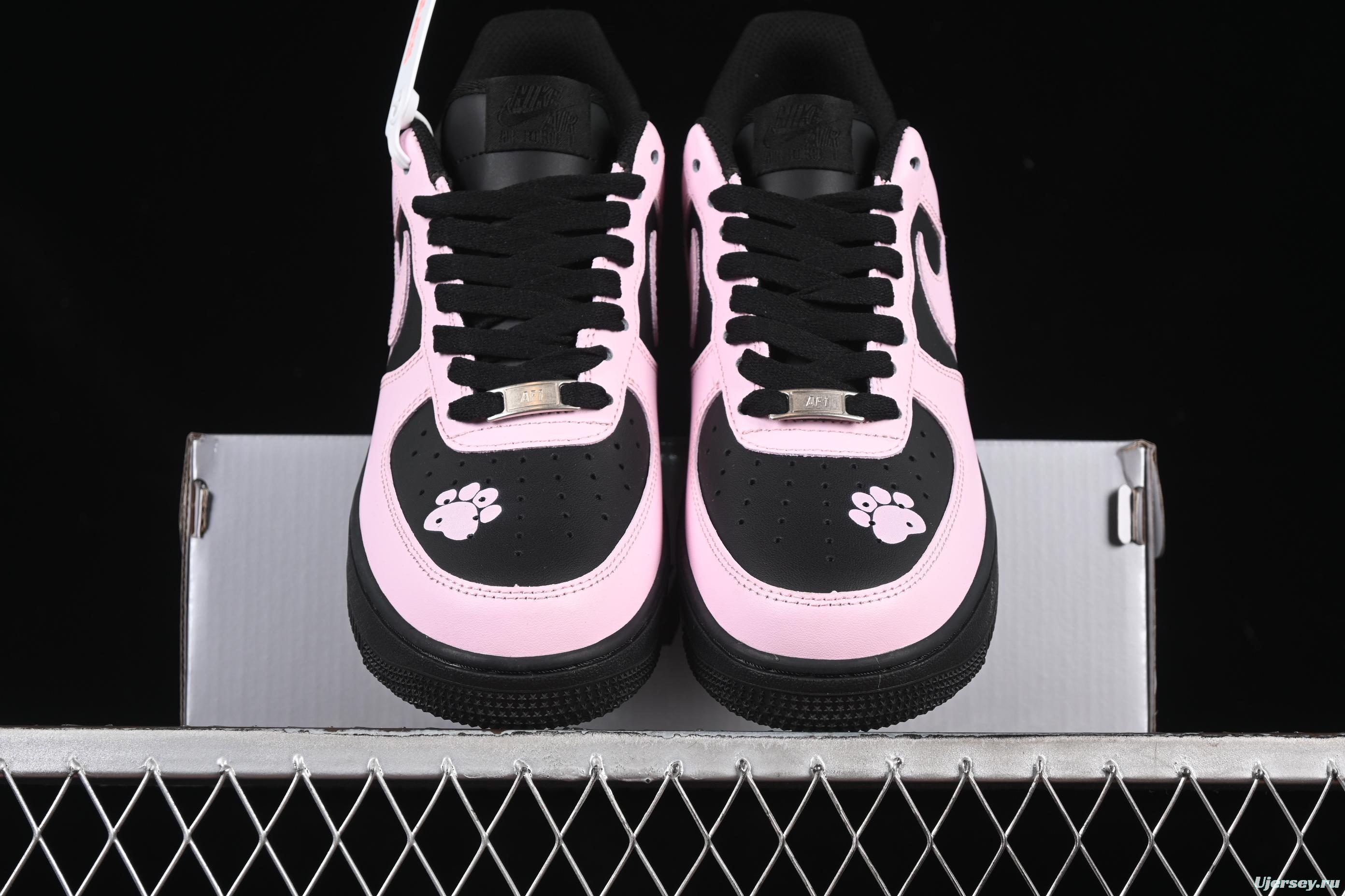 Nike Air Force 1'07 Low Casual Sneakers with Sweet Kitty Anime Theme - ZH0316-080