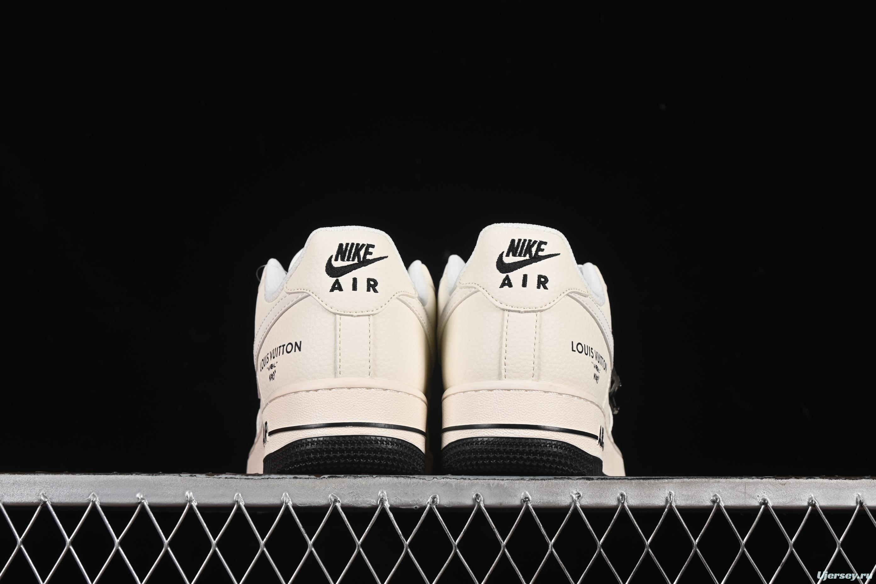 Nike Air Force 1'07 Low LV Collaboration Off-White Black Sole Casual Sneakers - XX3168-139
