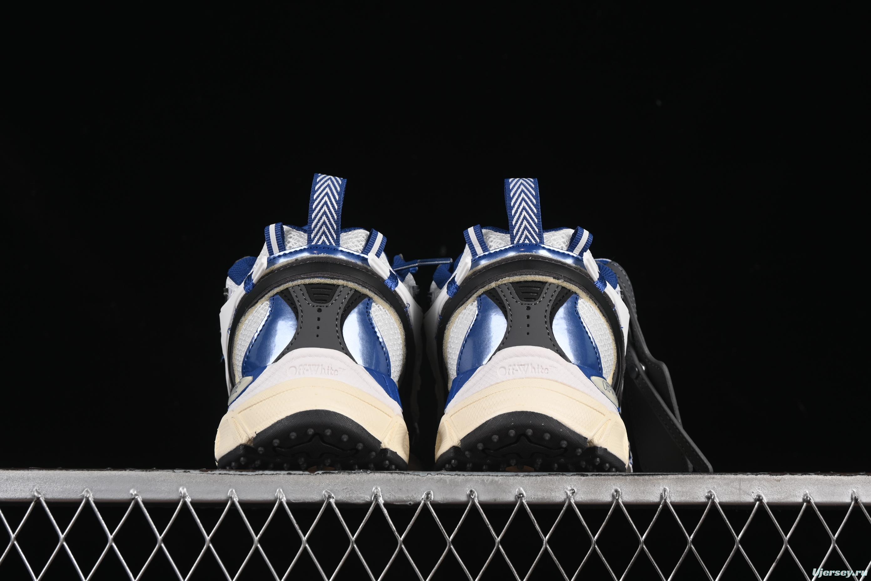 Off-White Be Right Low-Top Lifestyle Sneakers in White Blue - X.E5