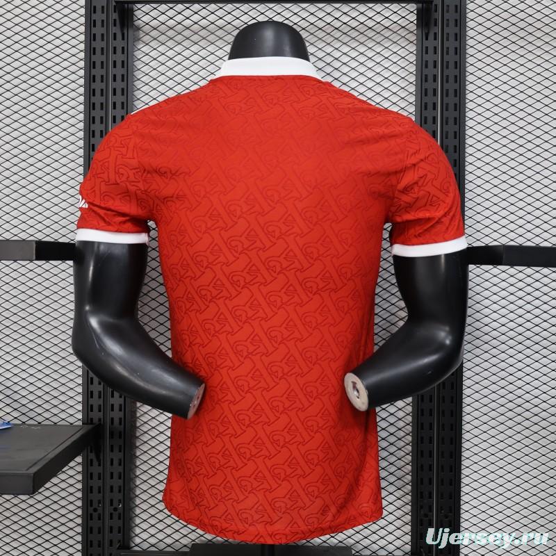 Player Version 25/26 Arsenal Red Pre-Match Special Jersey