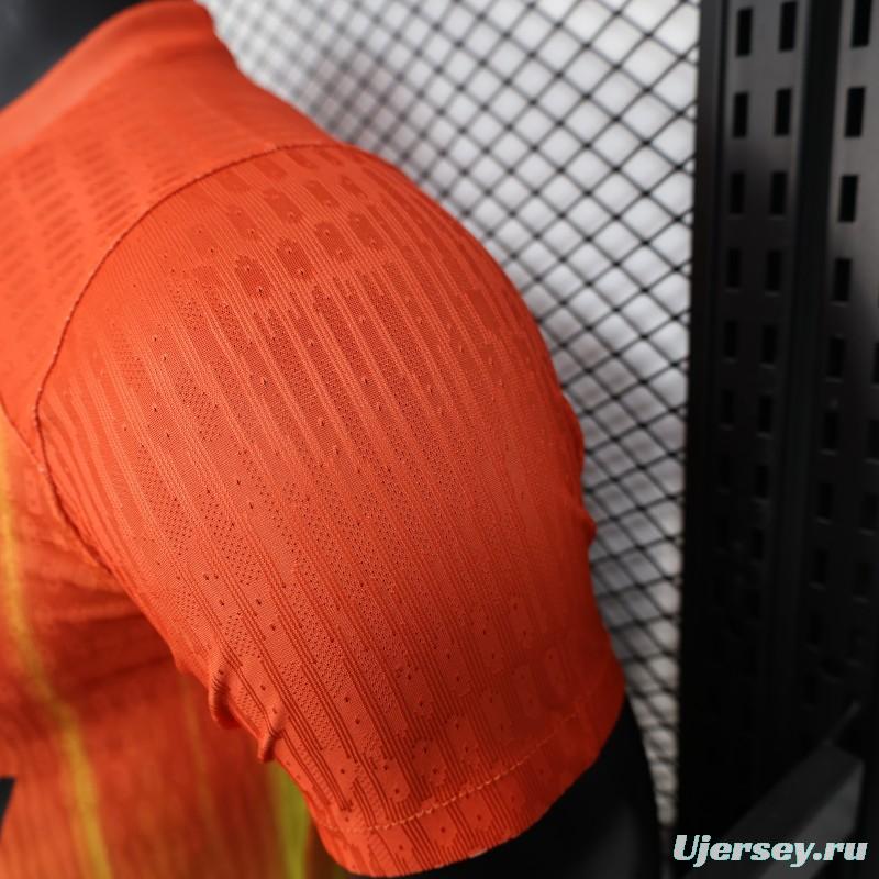 Player Version 25/26 FC Barcelona Orange with Flame Gradient Jersey