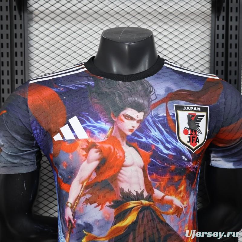 Player Version 2025 Japan Purple with Anime NAZHAI Graphic Jersey