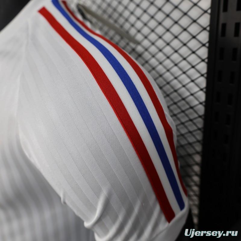 Player Version 25/26 Olympique Lyon 75 Year Anniversary White Jersey