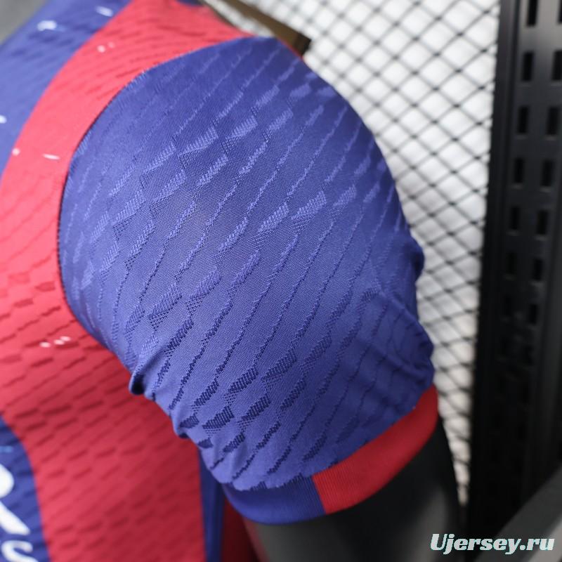 Player Version 25/26 Barcelona x Argentina Combined Messi Jersey