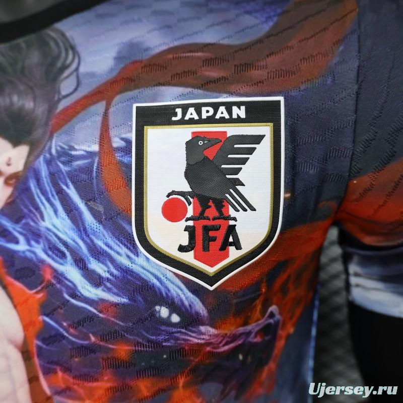 Player Version 2025 Japan Purple with Anime NAZHAI Graphic Jersey