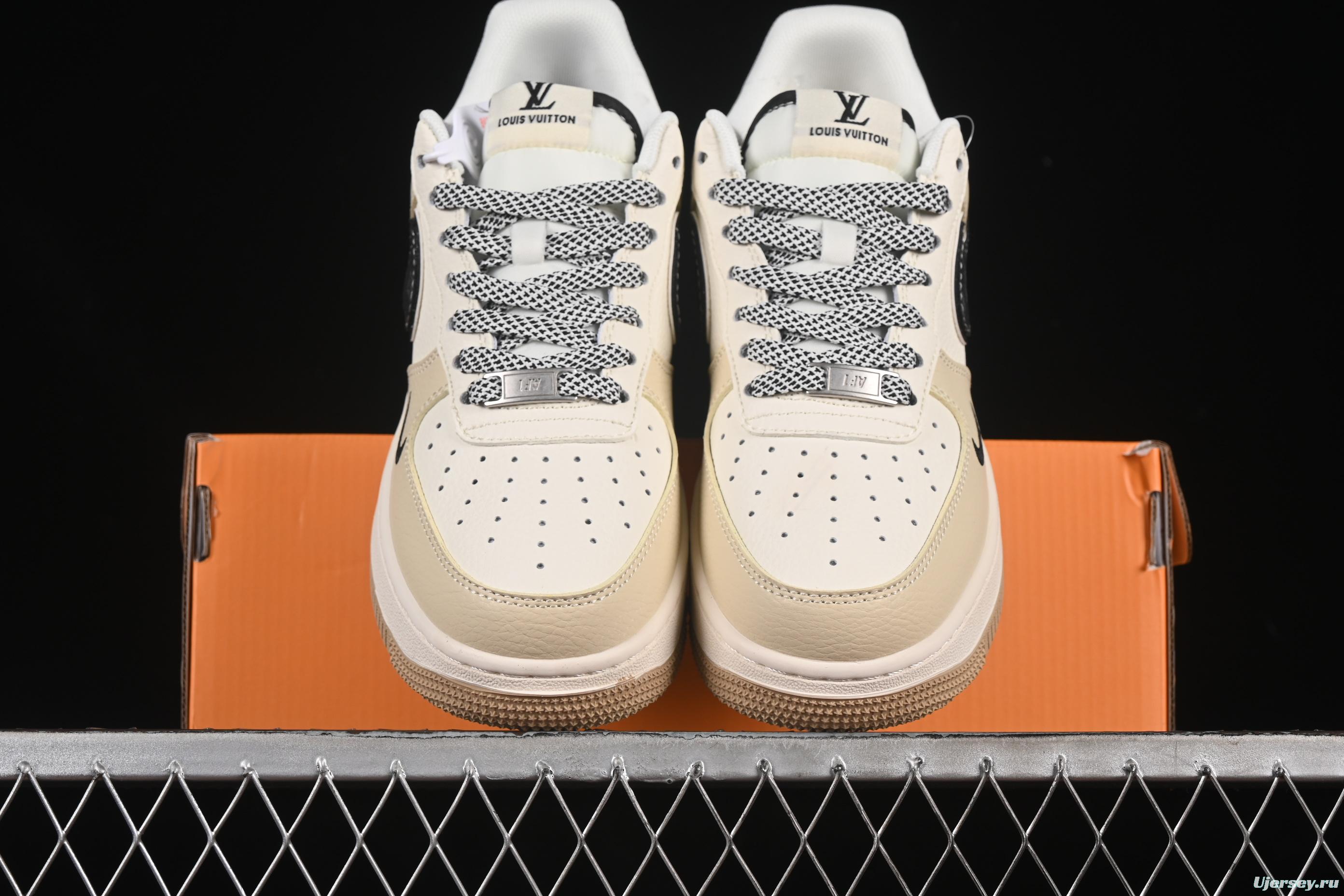 Nike Air Force 1 '07 Low LV Collaboration Casual Sneakers with Full-Length Air Cushion - ZH2598-308