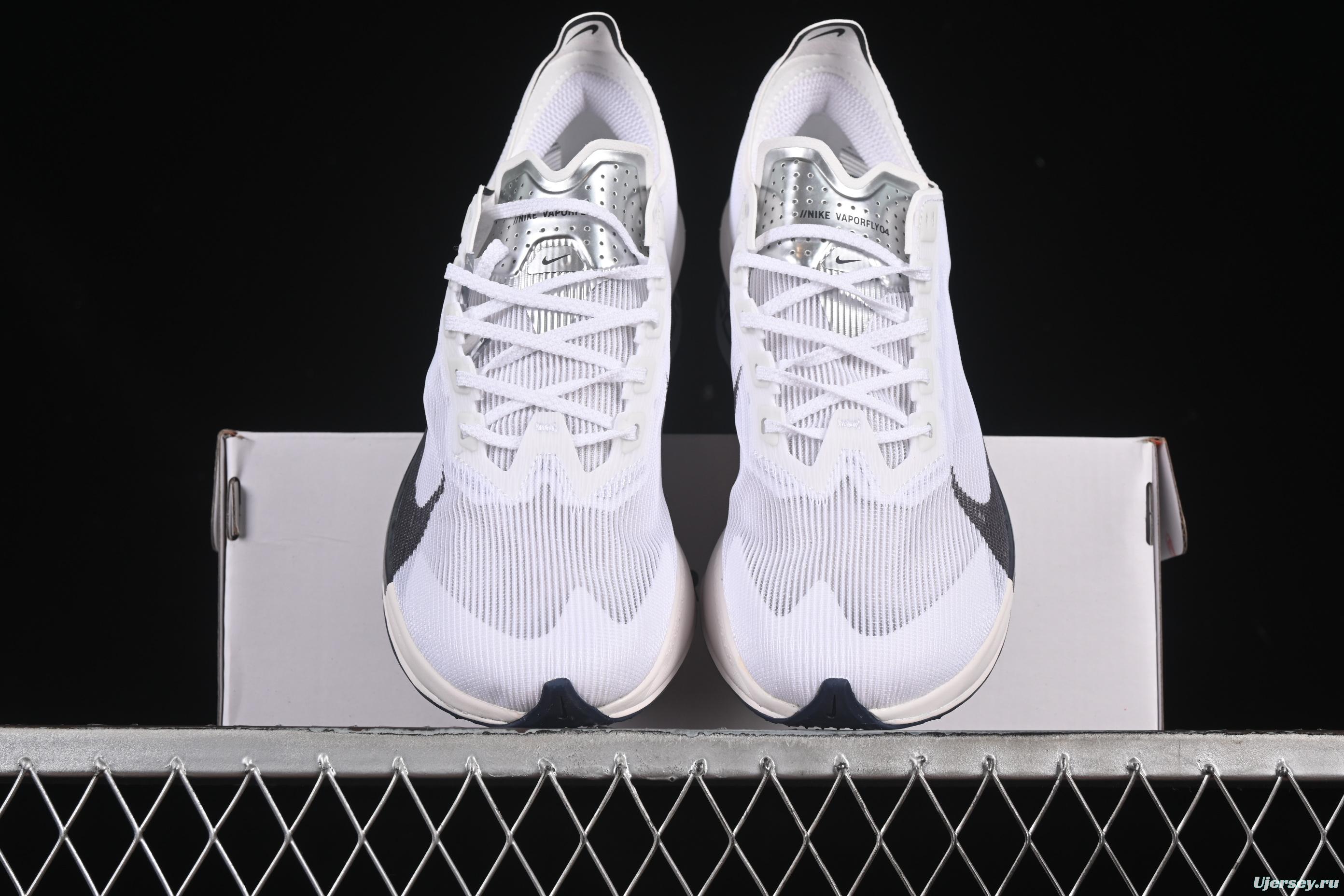 Nike ZoomX Vaporfly NEXT% 4 Marathon Series Road Racing Ultra-Light Cushion Running Shoes - HF6414-100