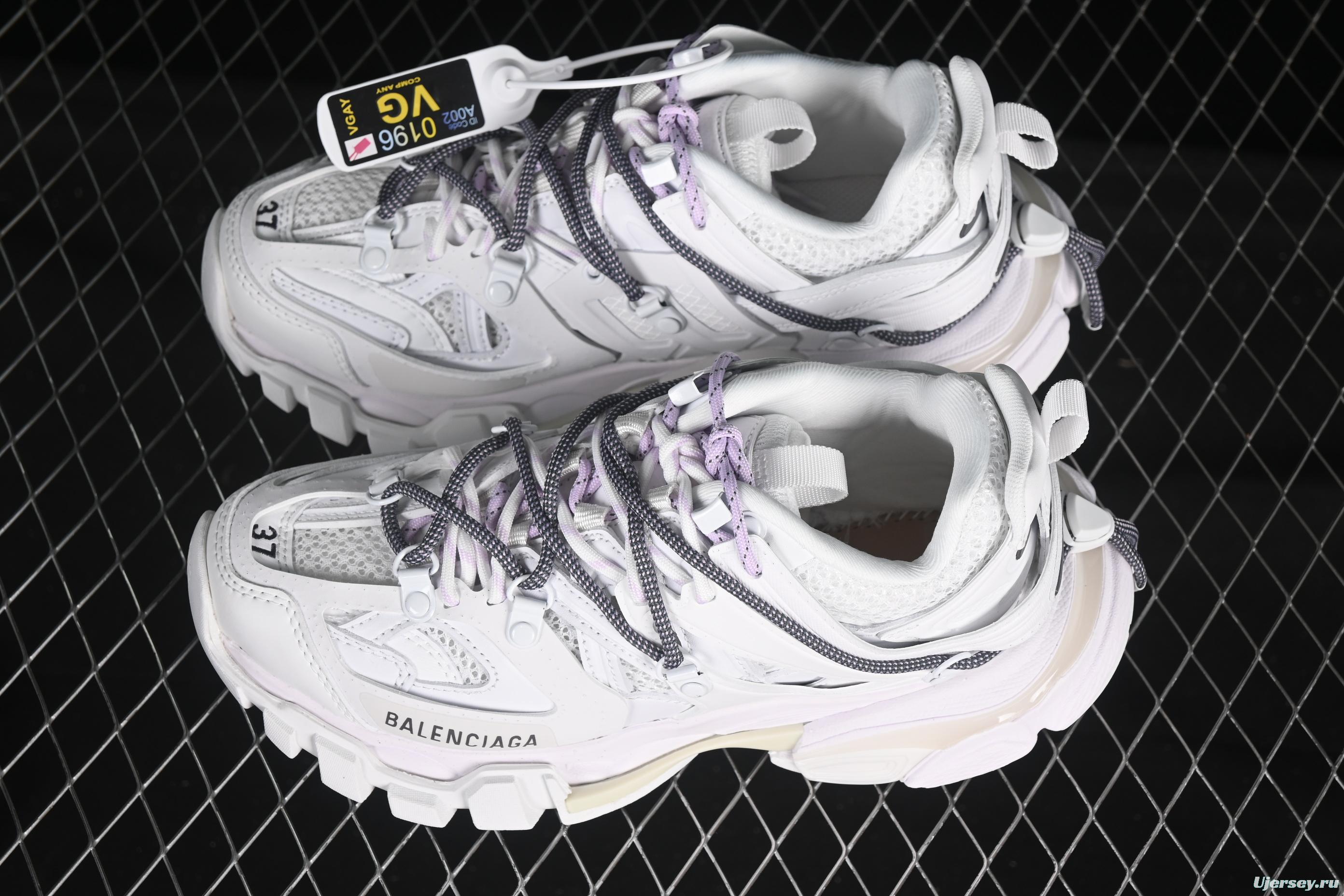 Balenciaga Track Sneaker Tess with Transparent Heel Strap - WTRHK9050