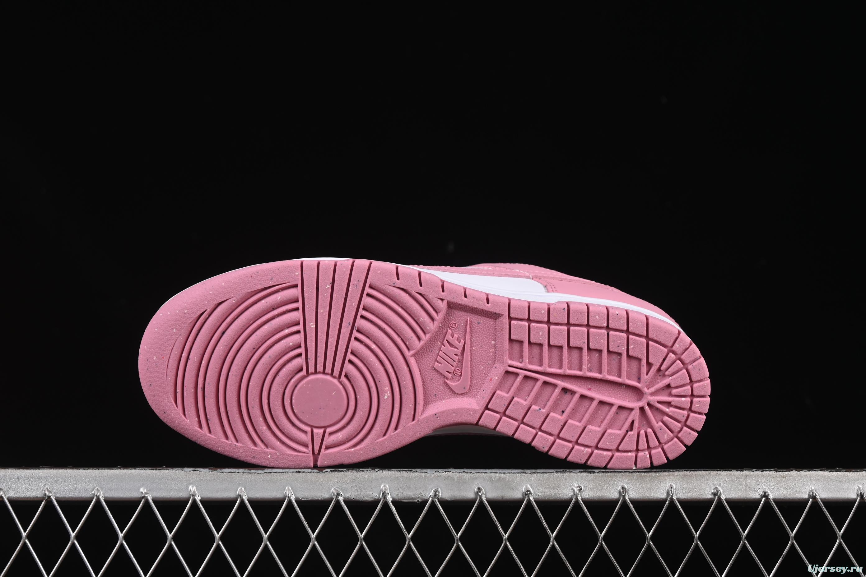 Nike Dunk Low White Pink Low-Top Casual Skate Shoes - DD1873-112