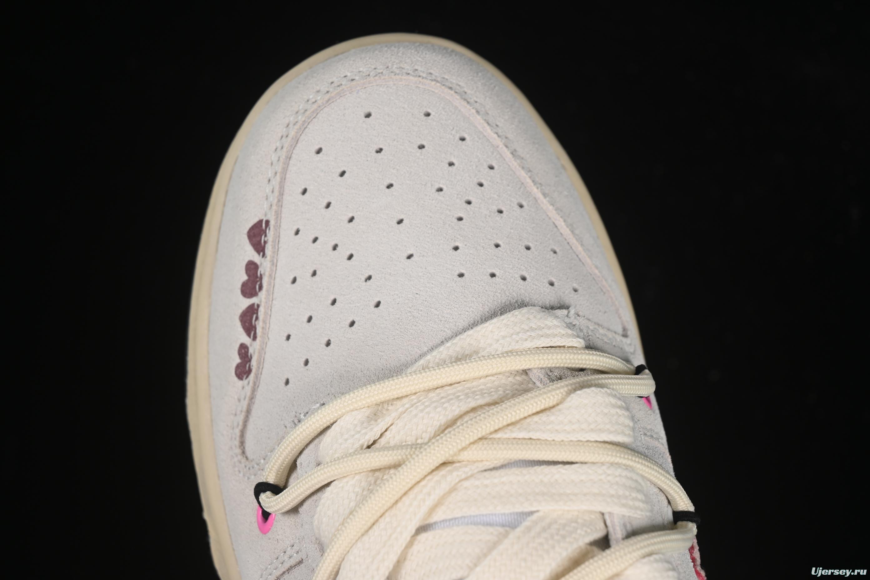 Nike Dunk Low Panda Valentine's Day Mischief Film Love Letter Low-Top Casual Sneakers - HV1800-101