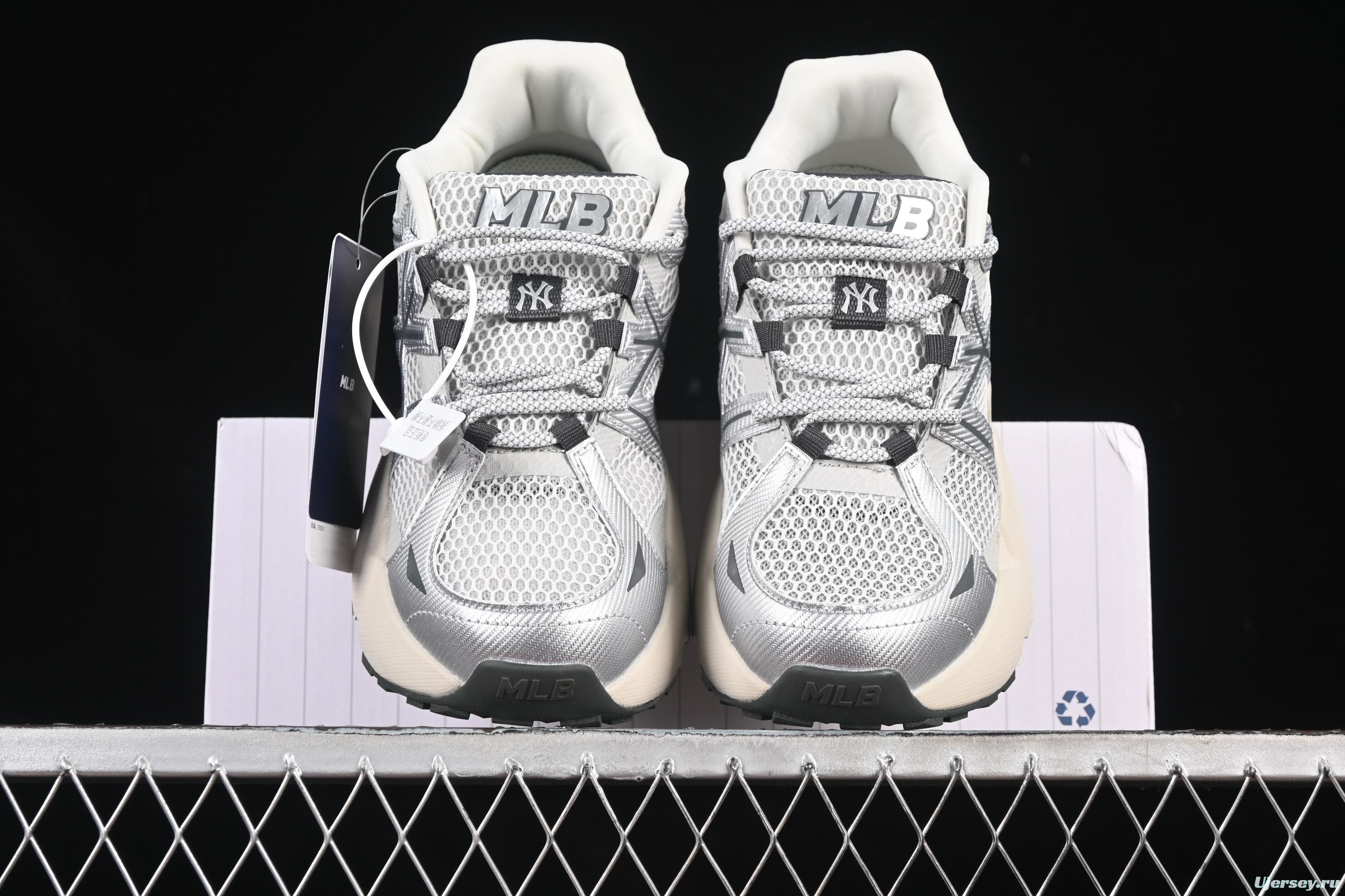 New York Yankees MLB Dome Runner Thick-Sole Hollow-Out Height-Increasing Casual Running Shoes - 3ARND015N50SIS
