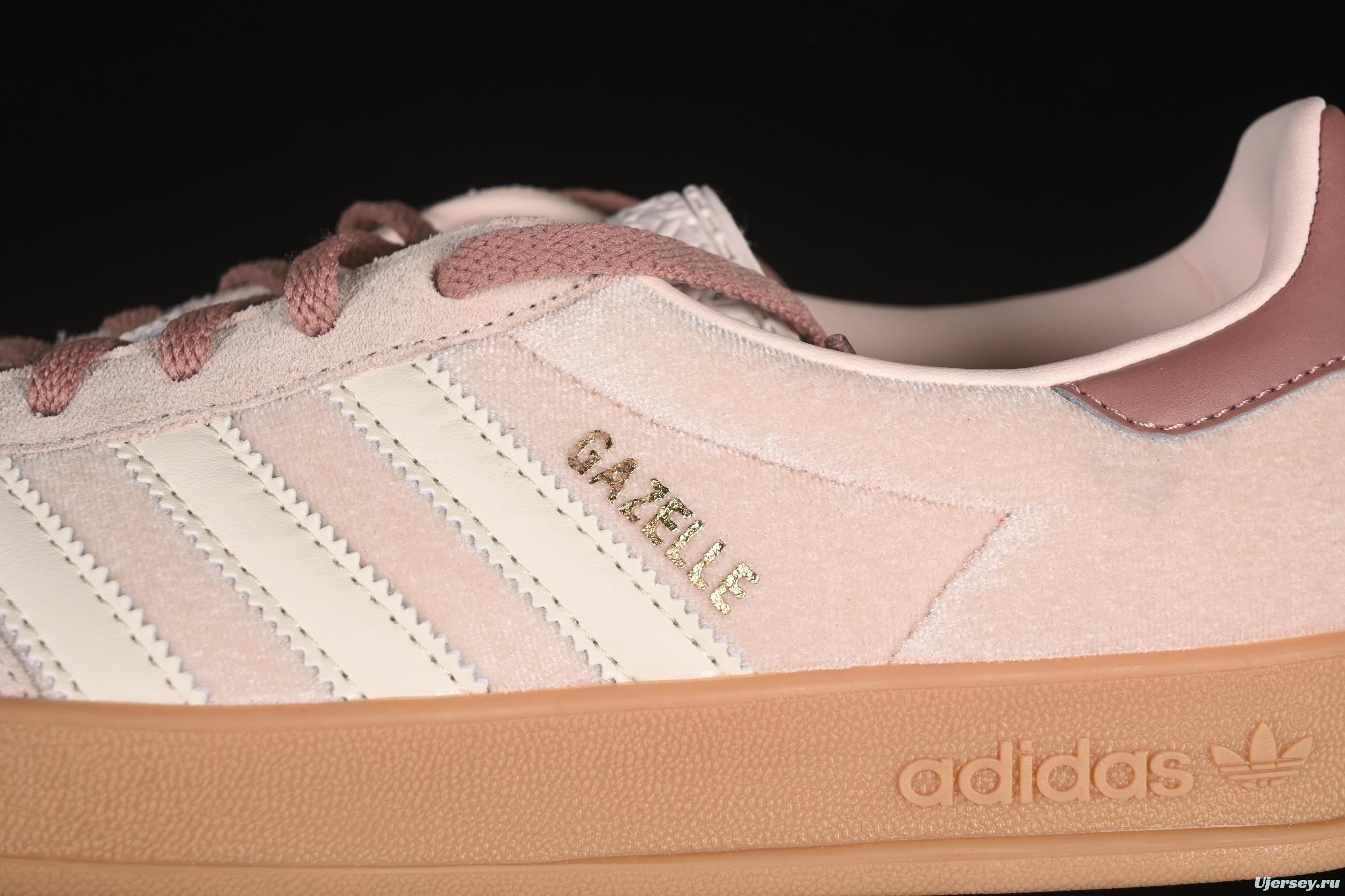 Adidas Originals Gazelle Indoor Retro Casual Slip-Resistant Wear-Resistant Low-Top Sneakers - JR0232