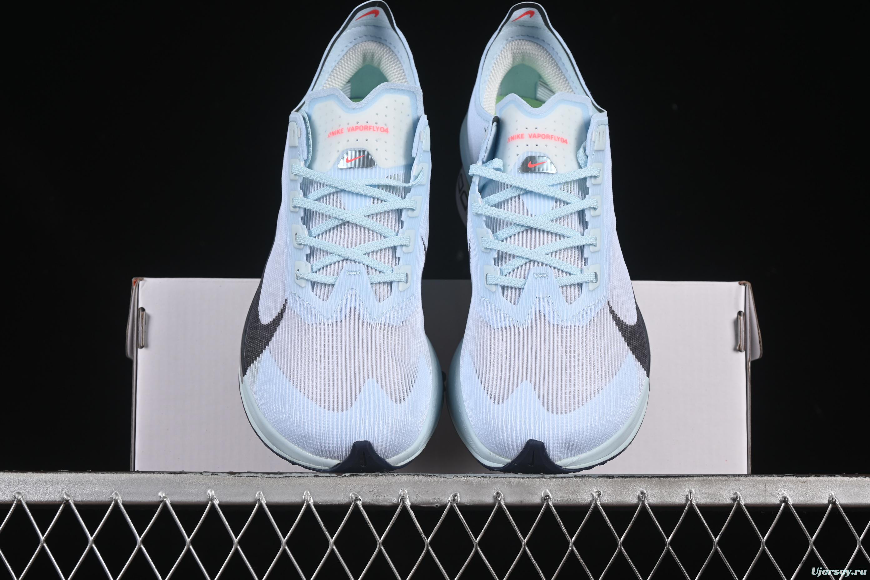 Nike ZoomX Vaporfly NEXT% 4 Marathon Series Road Racing Ultra-Light Cushion Running Shoes - HF6412-400