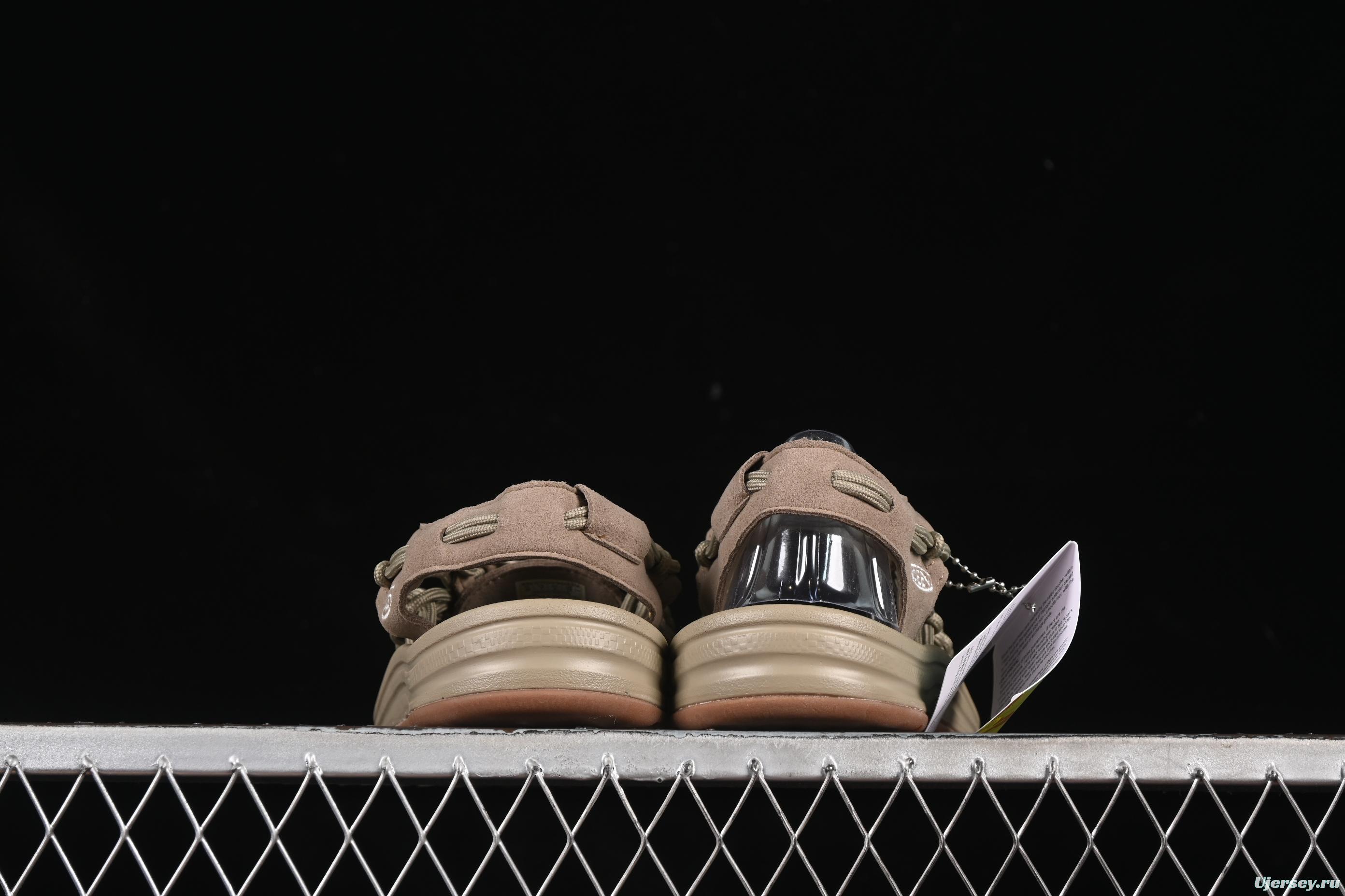 Keen Uneek Flat-M Woven Elastic Strap Outdoor Water Sports Sandals - 1025169 CORNSTALK