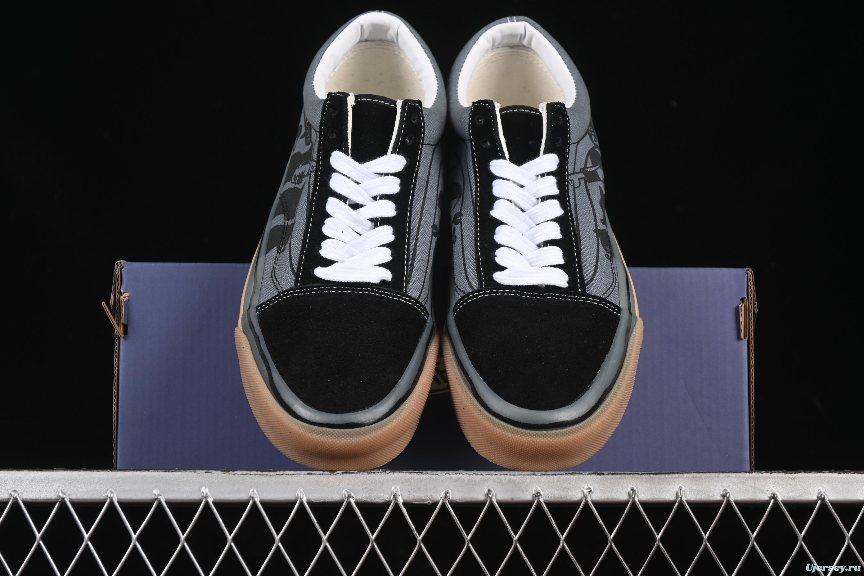 Vans Premium x Hanai Artist Collaboration Low-Top Casual Skate Shoes - VN000D56BN5