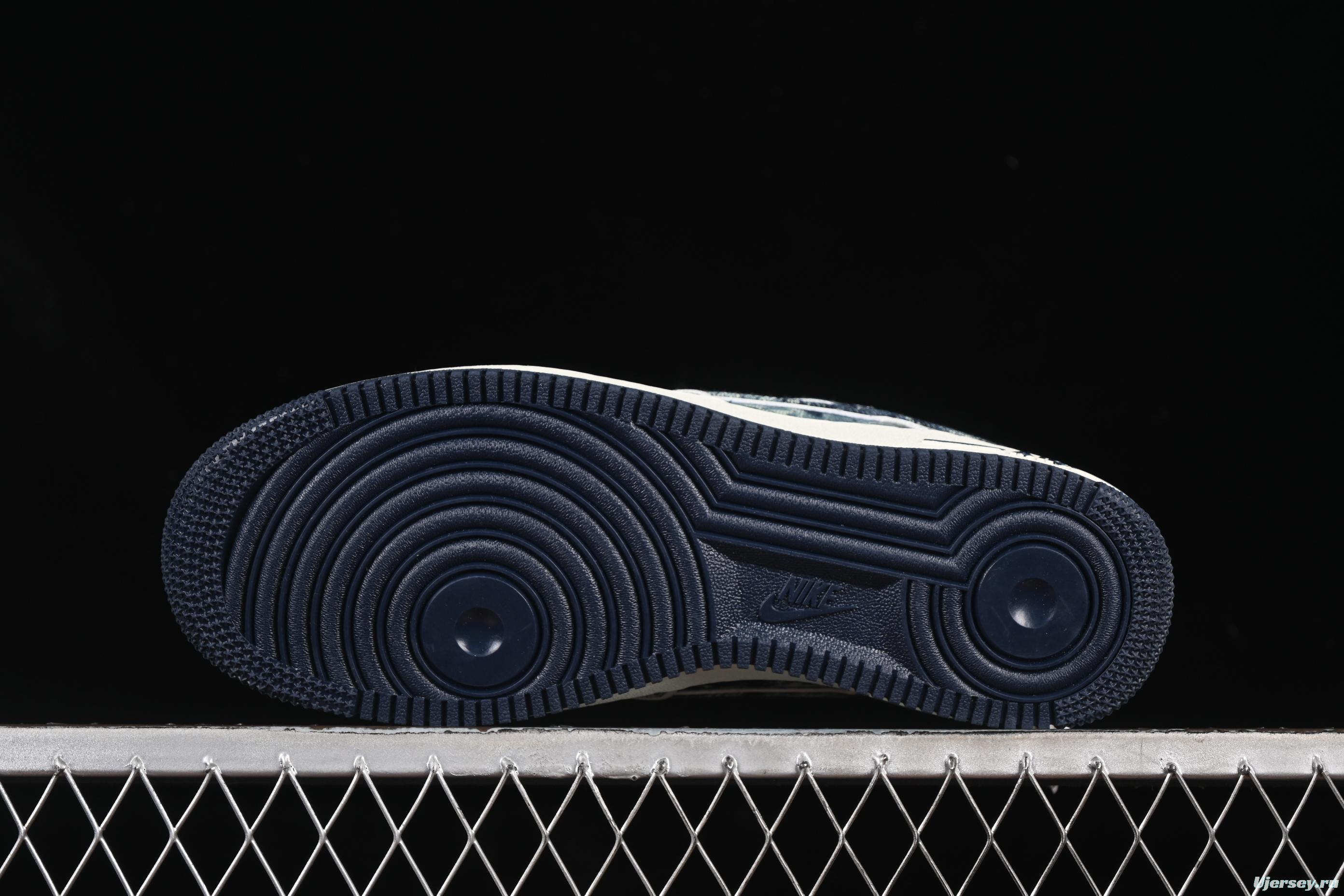 Nike Air Force 1 '07 Low LV Collaboration Blue Denim Casual Sneakers - SC9207-533