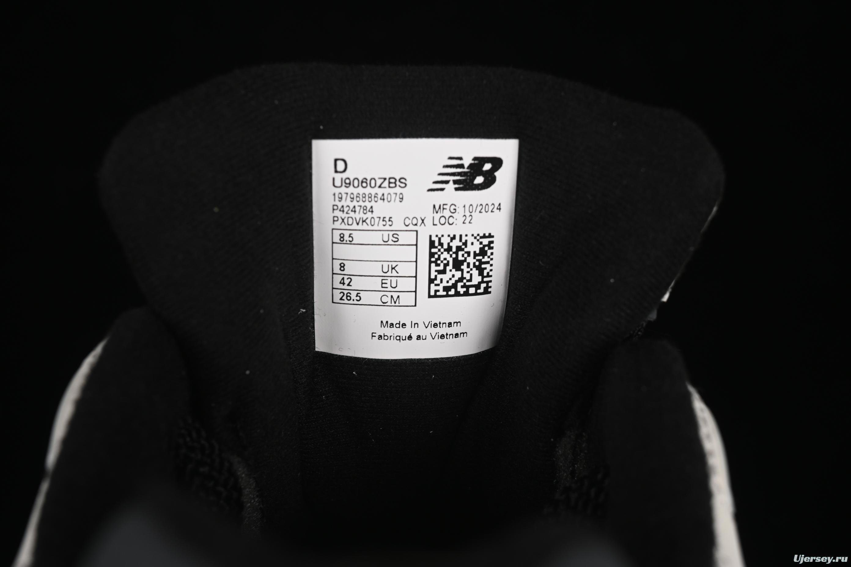 Joe Freshgoods x New Balance 9060 Retro Casual Running Sneakers with ABZORB Cushioning - U9060ZBS