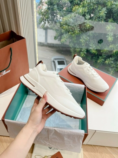 2024 Unisex Le Parmentier White Knit Top Version Thick Sole Casual Shoes MJ00340(F)