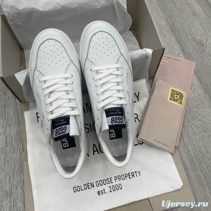 2024 Unisex GGDB White Leather Sneakers MJ00260