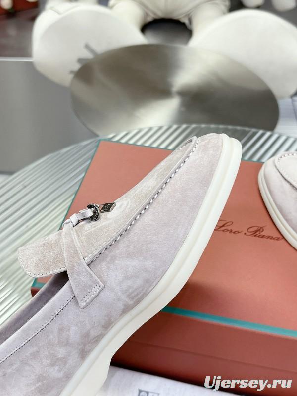 2024 Unisex Le Parmentier Beige Suede Loafers