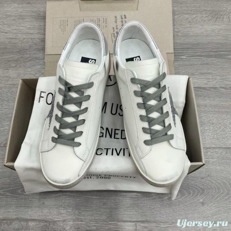 2025 Men GGDB White Grey Leather Sneakers SUPER STAR