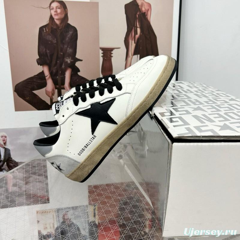 2024 Unisex GGDB White Black Leather Sneakers MJ00260