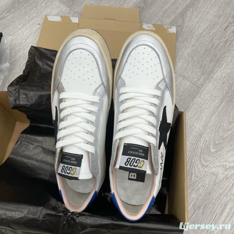 2024 Unisex GGDB White Grey Blue Leather Sneakers MJ00260