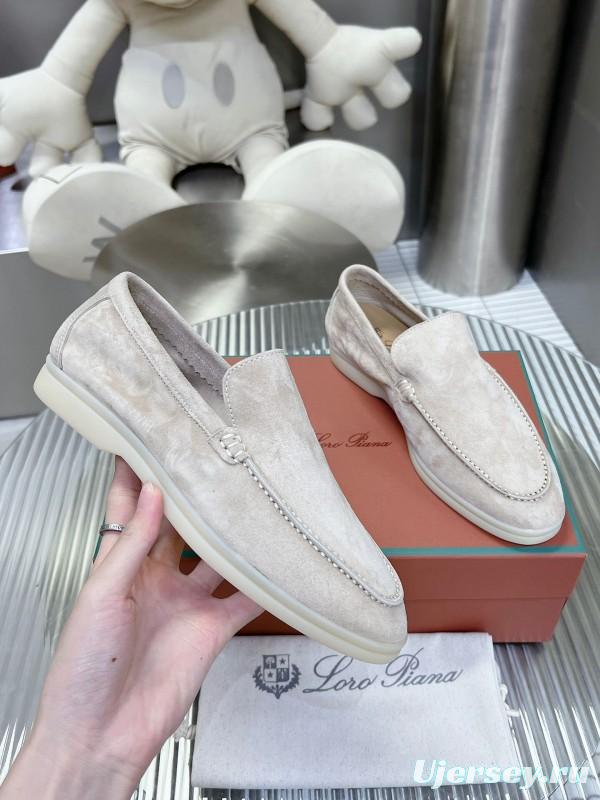 2025 Men LP Beige Suede Loafer LY00260