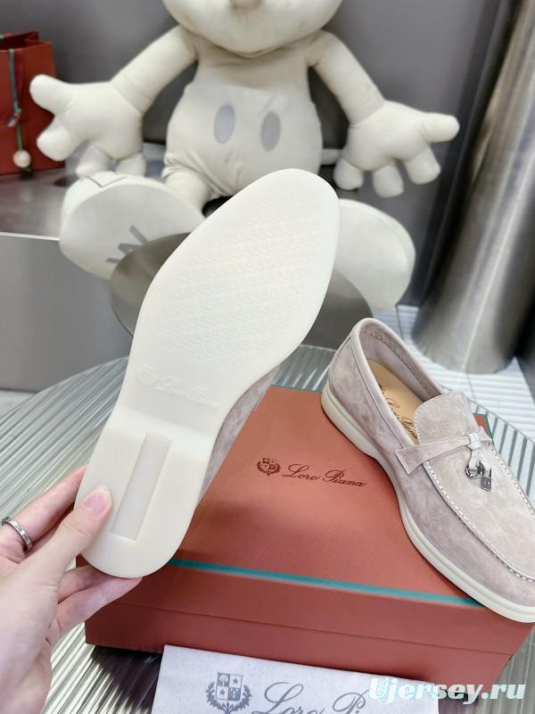 2024 Unisex Le Parmentier Beige Suede Loafers