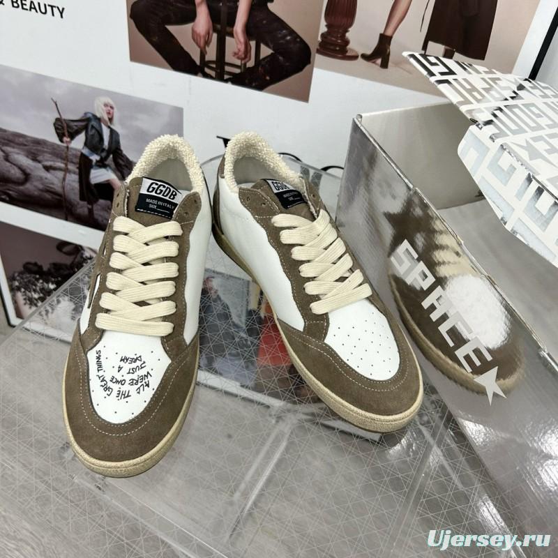 2024 Unisex GGDB White Green Suede Leather Sneakers MJ00260