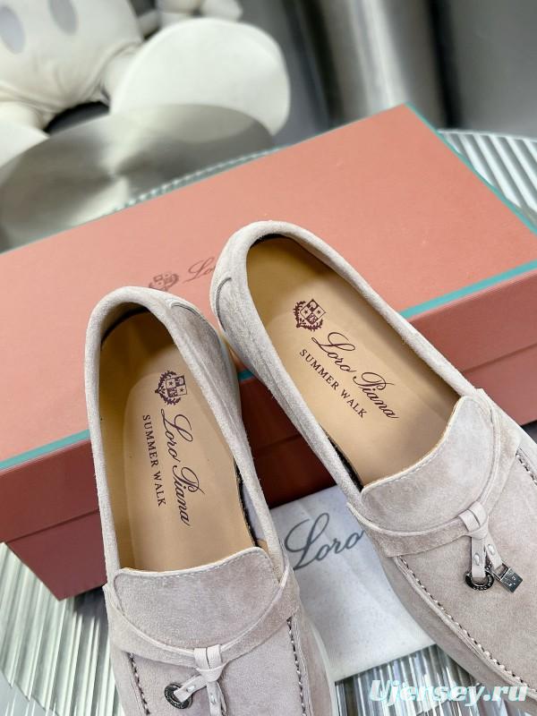 2024 Unisex Le Parmentier beige suede loafers MJ00270