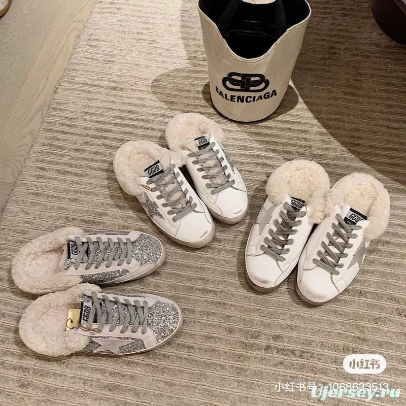 2024 Slippers GGDB White Shearling Slippers MJ00280