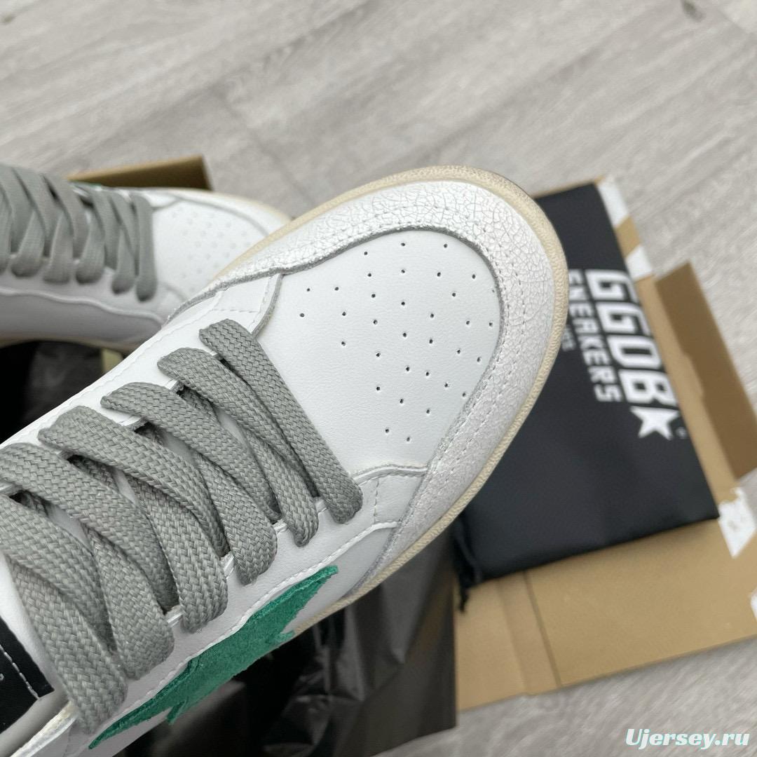 2024 Unisex GGDB White Green Purple Leather Sneakers MJ00260