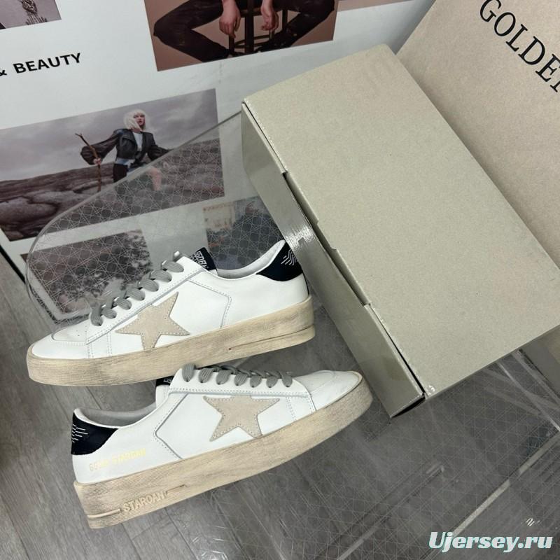 2024 Unisex GGDB White Grey Leather Sneakers MJ00260