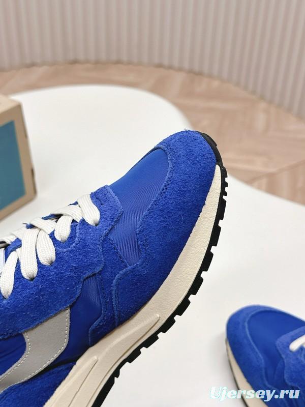 2024 Men Autry Blue Grey Suede Mesh Sneakers MJ00330