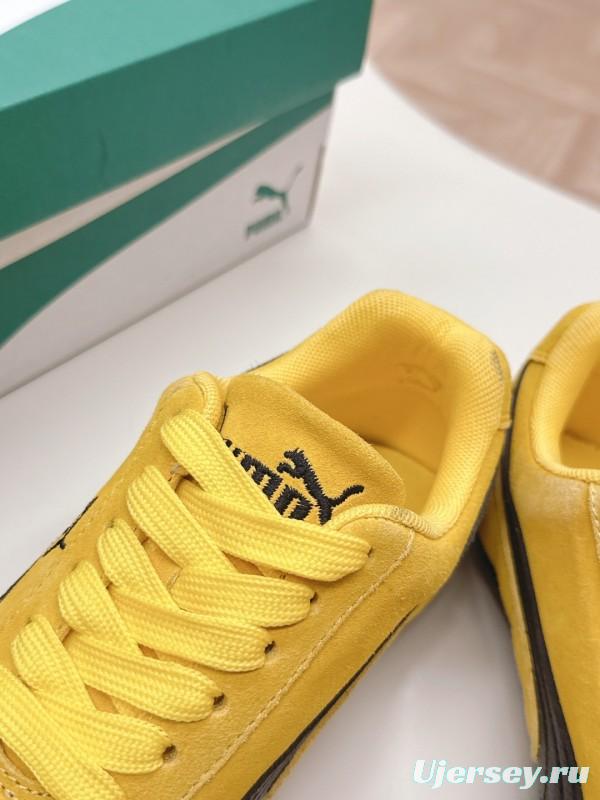 2025 Women Puma Yellow Suede Speedcat Sneakers LY00280
