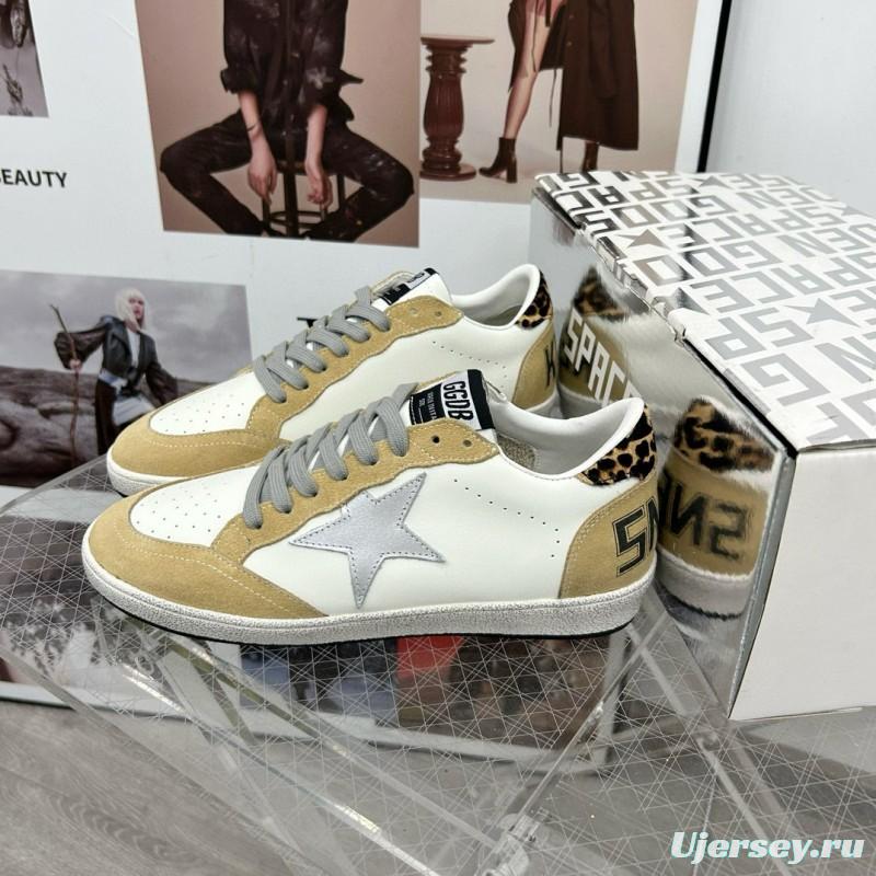 2024 Unisex GGDB White Beige Grey Suede Leather Low-Top Sneakers MJ00260