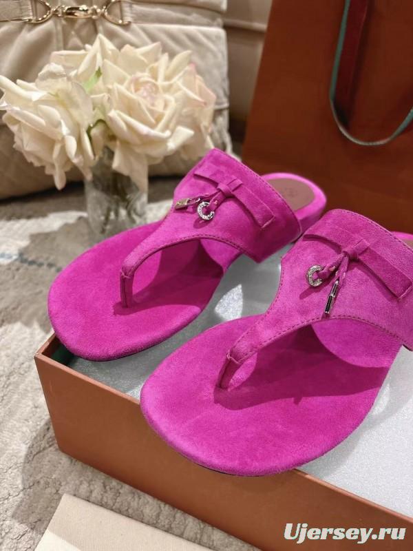 2025 Slippers Le Parmentier Pink Suede Slippers