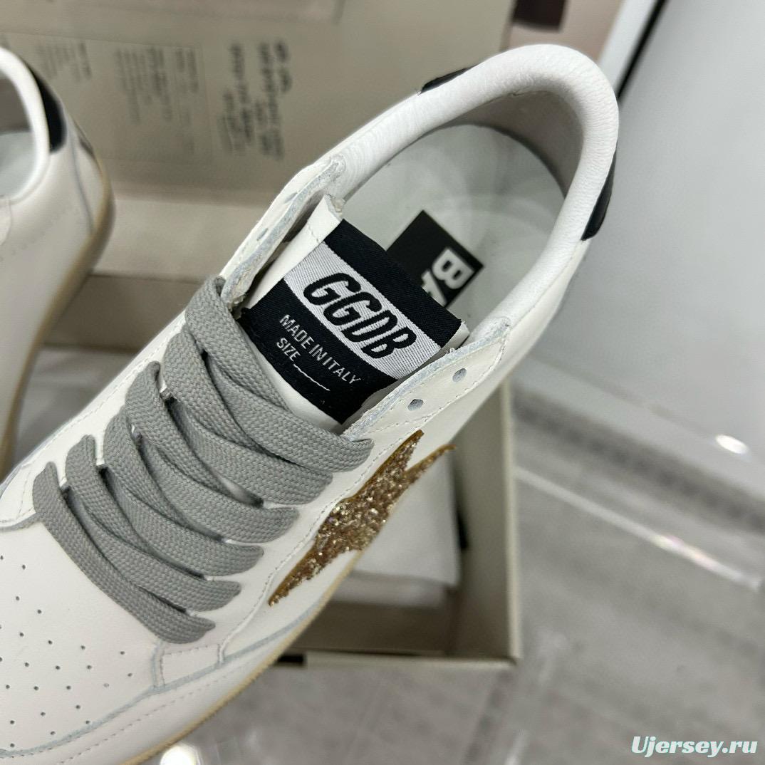 2024 Unisex GGDB White Gold Leather Sneakers MJ00260