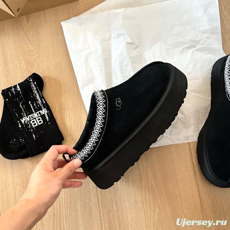 2024 UGG Black Suede Slippers