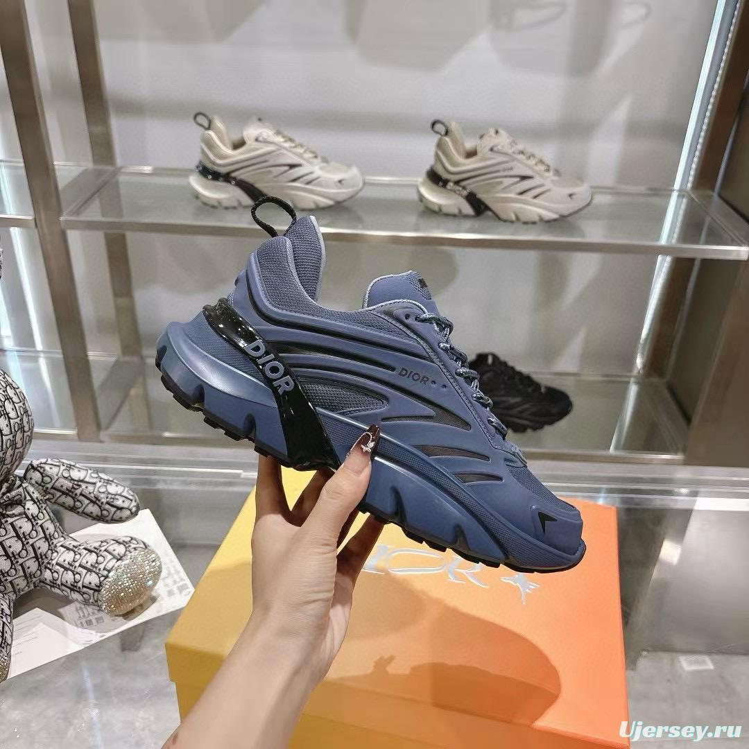 2024 Unisex Dior Blue Mesh Sneakers MJ00360