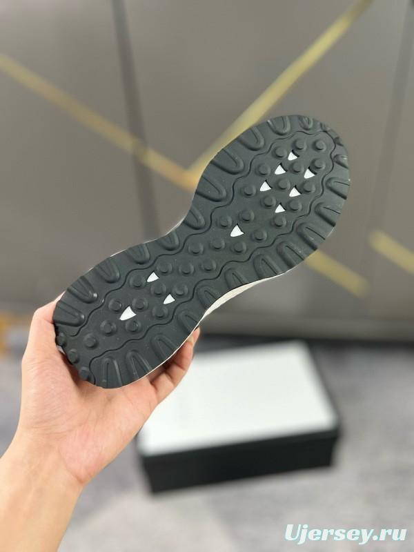 2024 Men Gucci Black White Leather Mesh Sneakers MJ00260