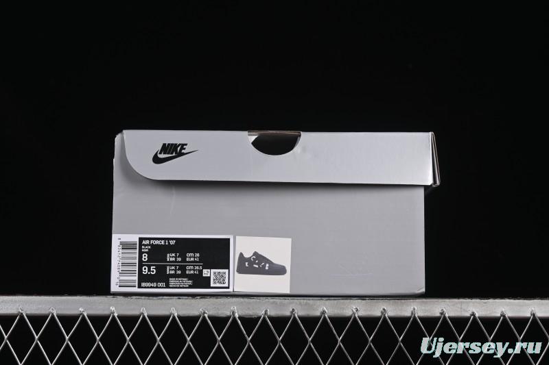 Nike Comme Des Garcons Air Force 1 Low Casual Sneakers with Full-Length Air Cushion - IB9949-001