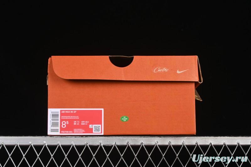 Nike Air Max 95 Retro Cushioned Running Shoes with Air-Sole Unit - FB2709-001