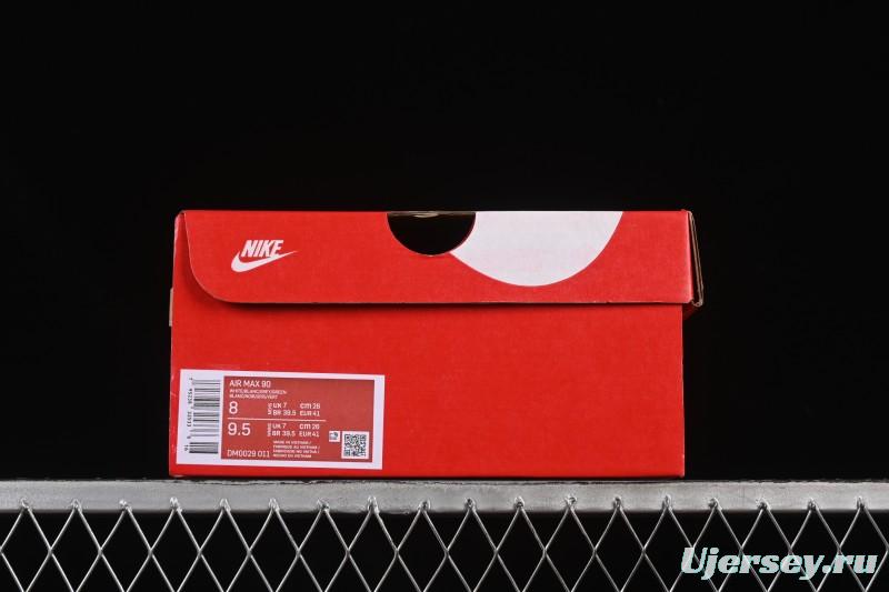 Nike Air Max 90 Retro Running Shoes with Visible Air Cushion - DM0029-011