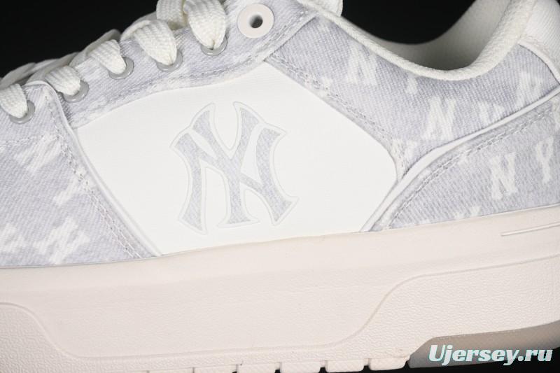 Adidas NY MLB Chunky Liner Embo Monogram New York Yankees Heightening Thick Sole Casual Running Shoes - 3ASXV015N50GRS