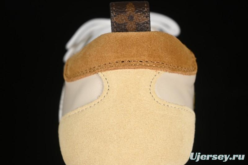 Louis Vuitton Sneakerina Round Toe Lace-Up Ballet Style Flat Training Shoes