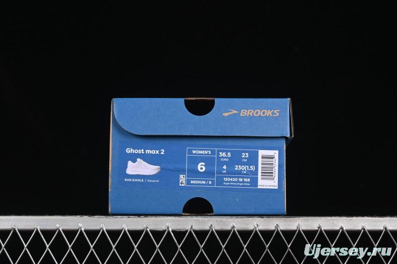 Brooks Ghost Max 2 Cushioned Racing Marathon Running Shoes - 1204201B168