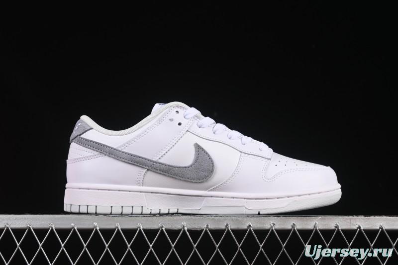 Nike SB Dunk Low White Grey Low-Top Casual Skate Shoes - IH0632-141